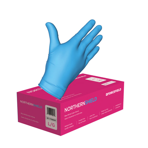 Northern Shield Nitrile Disposable Exam Gloves (Case of 1000 Gloves)