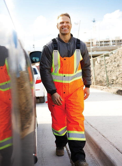 Hi Vis Winter Safety Overall – Forcefield Canada - Hi Vis Workwear and  Safety Gloves