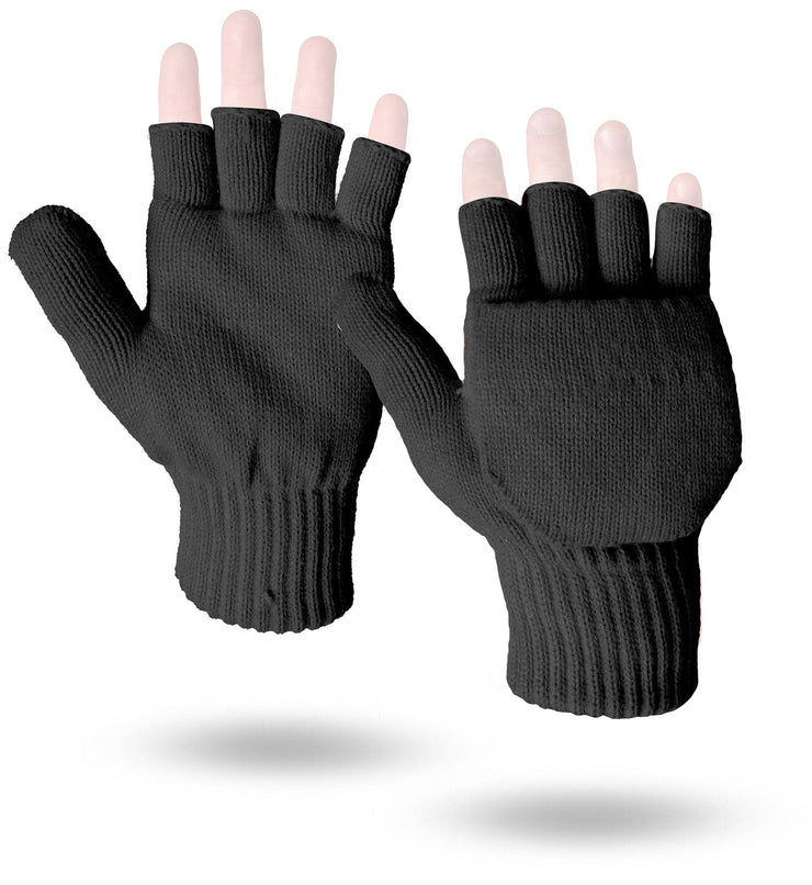 Forcefield Forcefield Acrylic Flip-top Thinsulate™ Insulated Fleece Lined Mittens