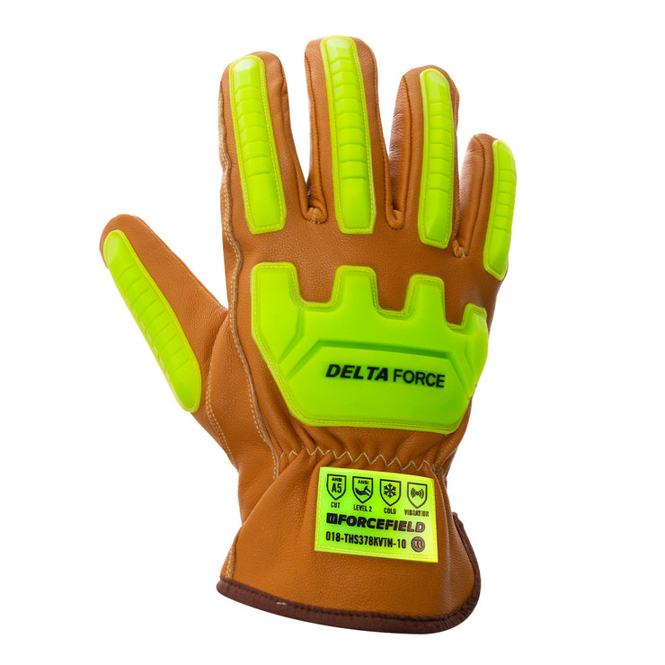 Forcefield Deltaforce Premium Cut Resistant Goatskin Winter Impact Glove with Thinsulate
