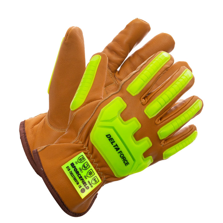 Forcefield Deltaforce Premium Cut Resistant Goatskin Winter Impact Glove with Thinsulate