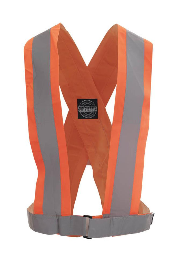 Forcefield Orange CSA 4" Tricot Traffic Sash