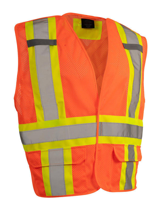 Forcefield 5-Point Tear-Away Mesh Traffic Vest
