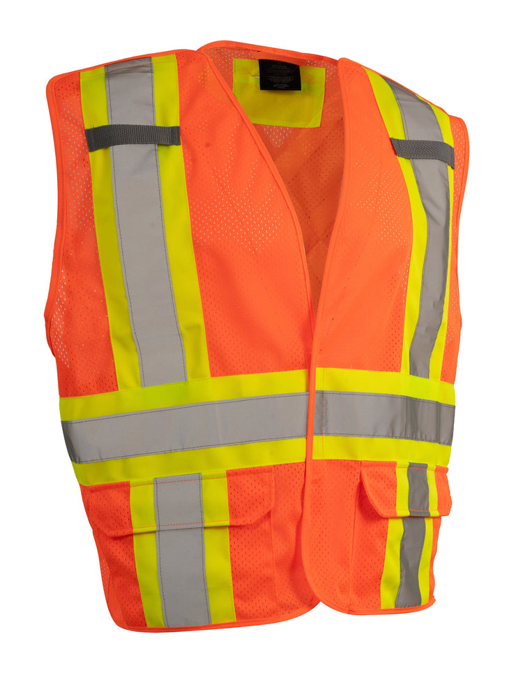 Forcefield 5-Point Tear-Away Mesh Traffic Vest