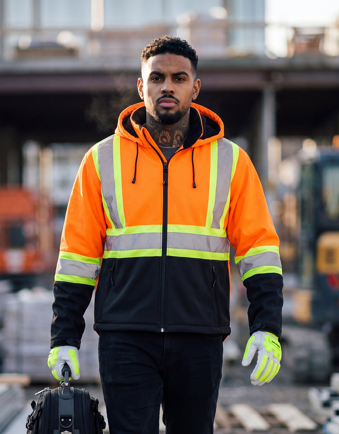 Forcefield Re-Engineered Hi Vis Safety Softshell – Forcefield