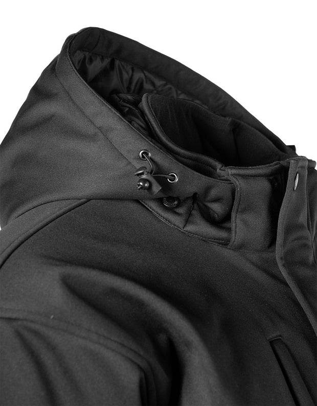 Forcefield Black Softshell Winter Jacket