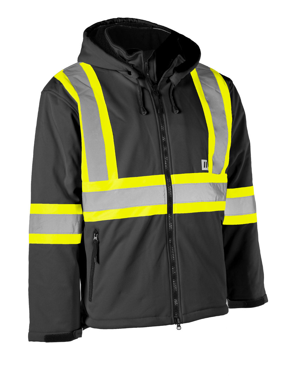 Forcefield Hi Vis Sherpa Softshell Winter Safety Jacket