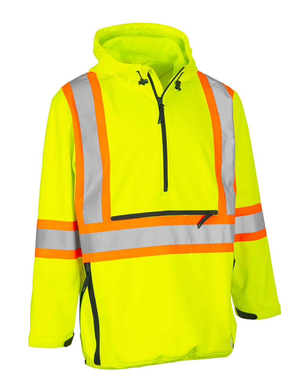 Forcefield Hi Vis Safety Anorak Pullover Softshell – Forcefield