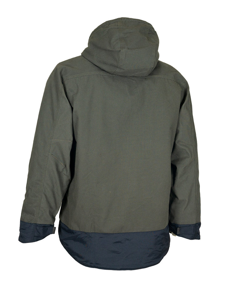 Parka utilitaire en toile isolée doublée de sherpa