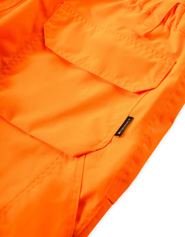 Forcefield Orange "Torngat" Premium Ripstop 2-In-1 Hi-Vis Safety Suspender Pants