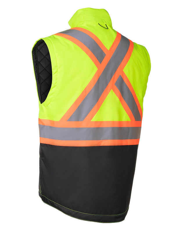 Forcefield Lime "Torngat" Premium Ripstop 4-in-1 Hi-Vis Safety Parka
