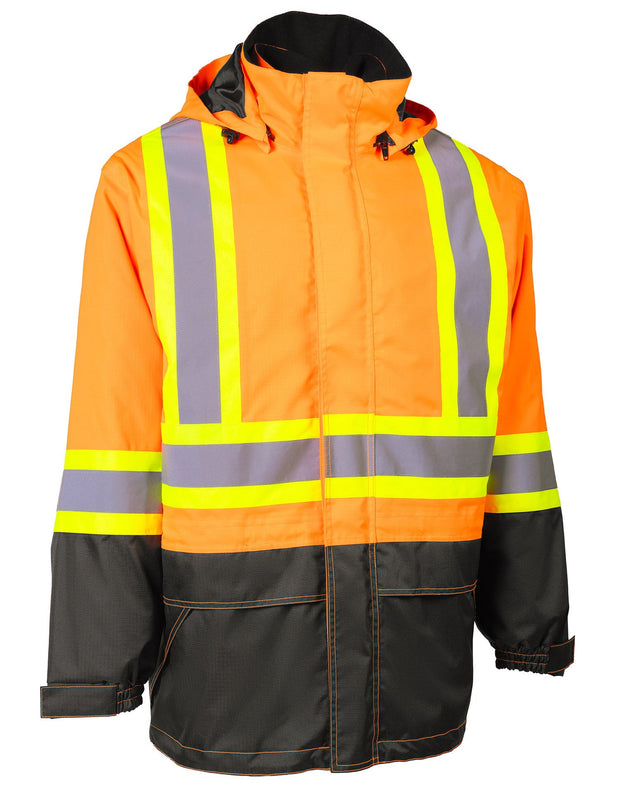 Forcefield "Torngat" Premium Ripstop 4-in-1 Hi-Vis Safety Parka