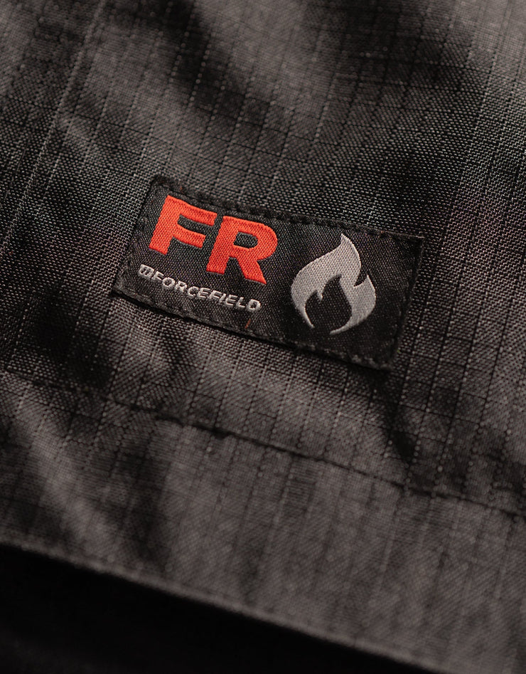 Hi-Vis Black Flame-Resistant (FR) Ripstop Light Weight Jacket