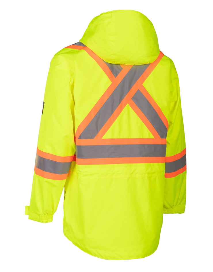 Hi-Vis Lime Flame-Resistant (FR) Ripstop Light Weight Jacket