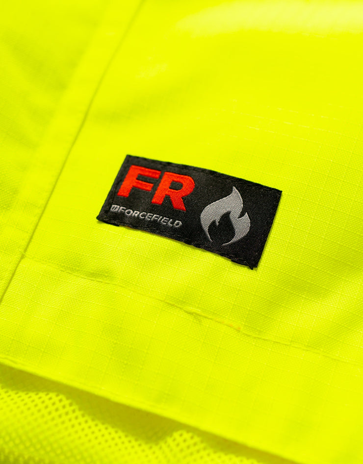 Hi-Vis Lime Flame-Resistant (FR) Ripstop Light Weight Jacket