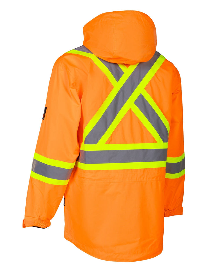 Hi-Vis Orange Flame-Resistant (FR) Ripstop Light Weight Jacket