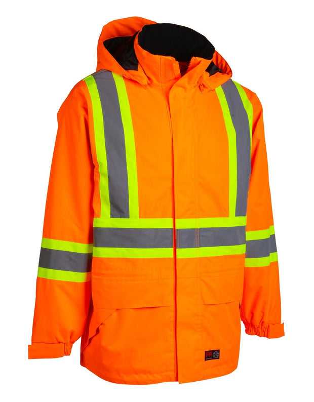 Forcefield Hi-Vis Flame-Resistant (FR) Ripstop Medium Weight Lined Jacket