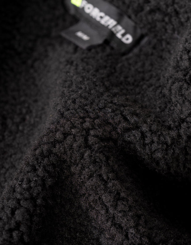 Forcefield Winter Lined Black Cotton Canvas Coverall