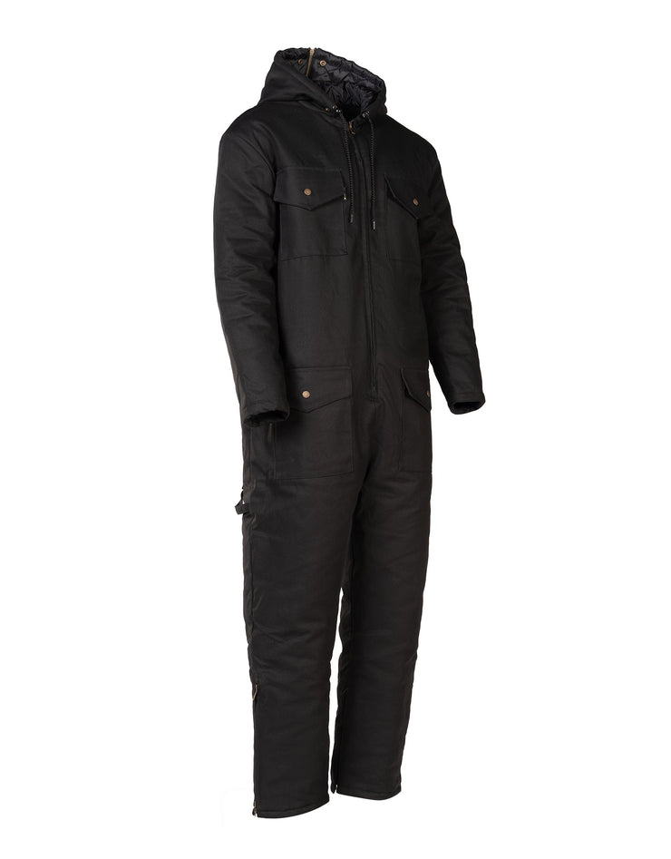 COOTIE Buffalo Check Wool Coverall　LARGE Forcefield Winter Lined Black Cotton Canvas Coverall – Forcefield