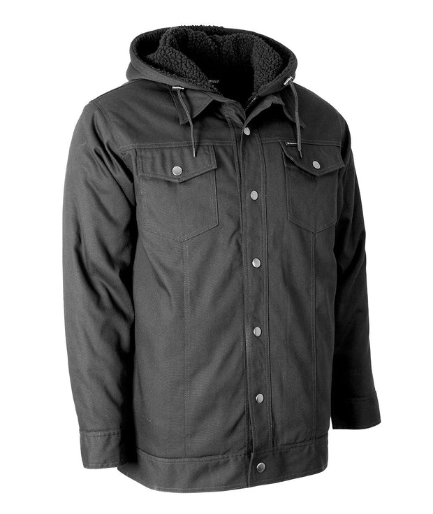 Forcefield Canvas Jacket with Fooler Hoodie and Sherpa Lining