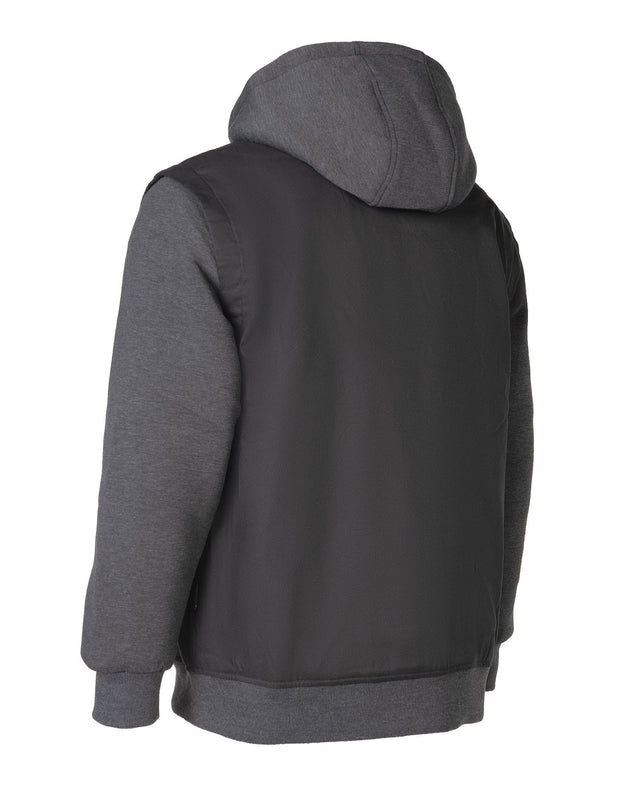 Veste de baseball en toile avec capuche 