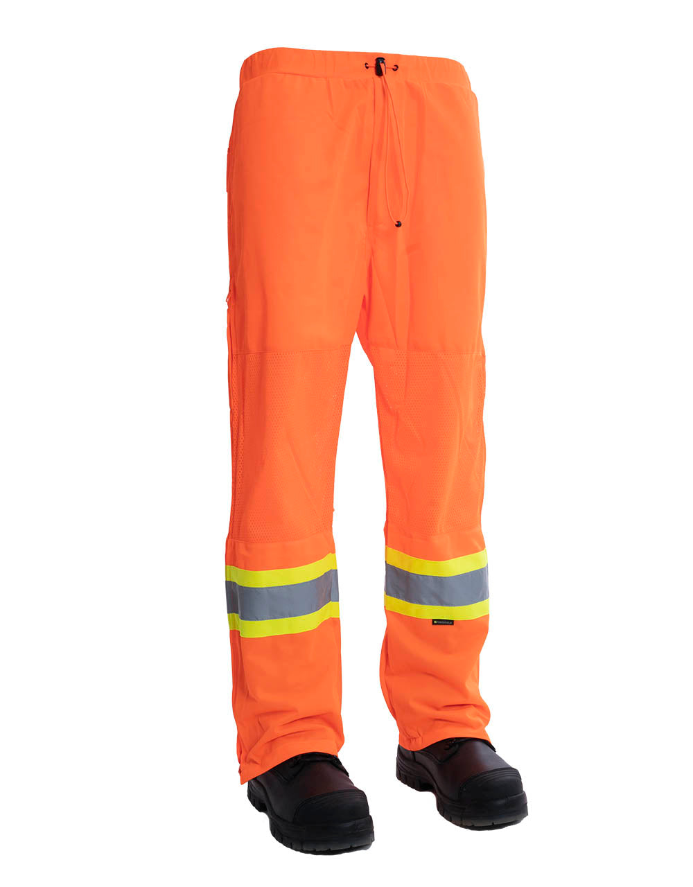 Forcefield Hi Vis Safety Tricot Traffic Pants with Vented Legs and