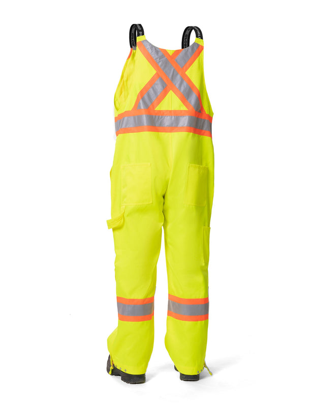 Forcefield Hi Vis Lime Unlined Safety Overall