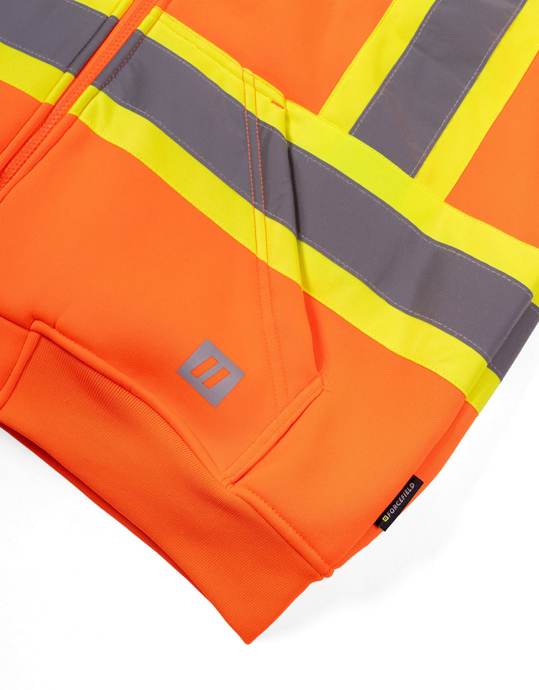 Forcefield Deluxe Hi Vis Safety Hoodie, Attached Hood – Forcefield