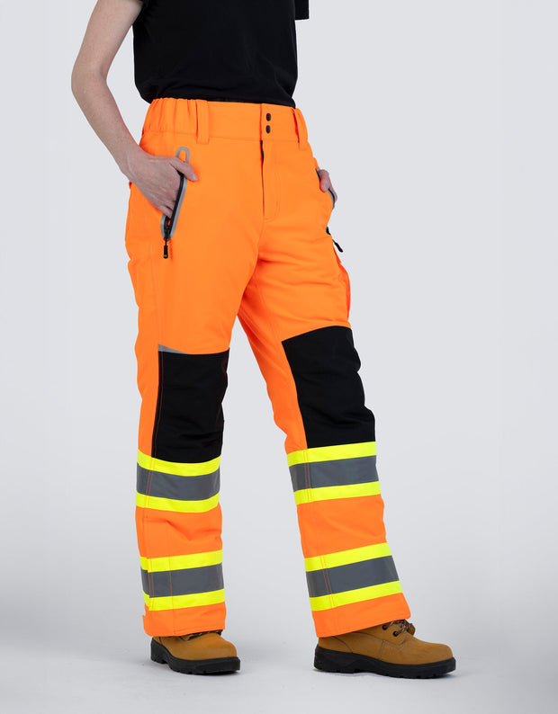 Forcefield Women's Hi-Vis Safety Lined Utility Pants