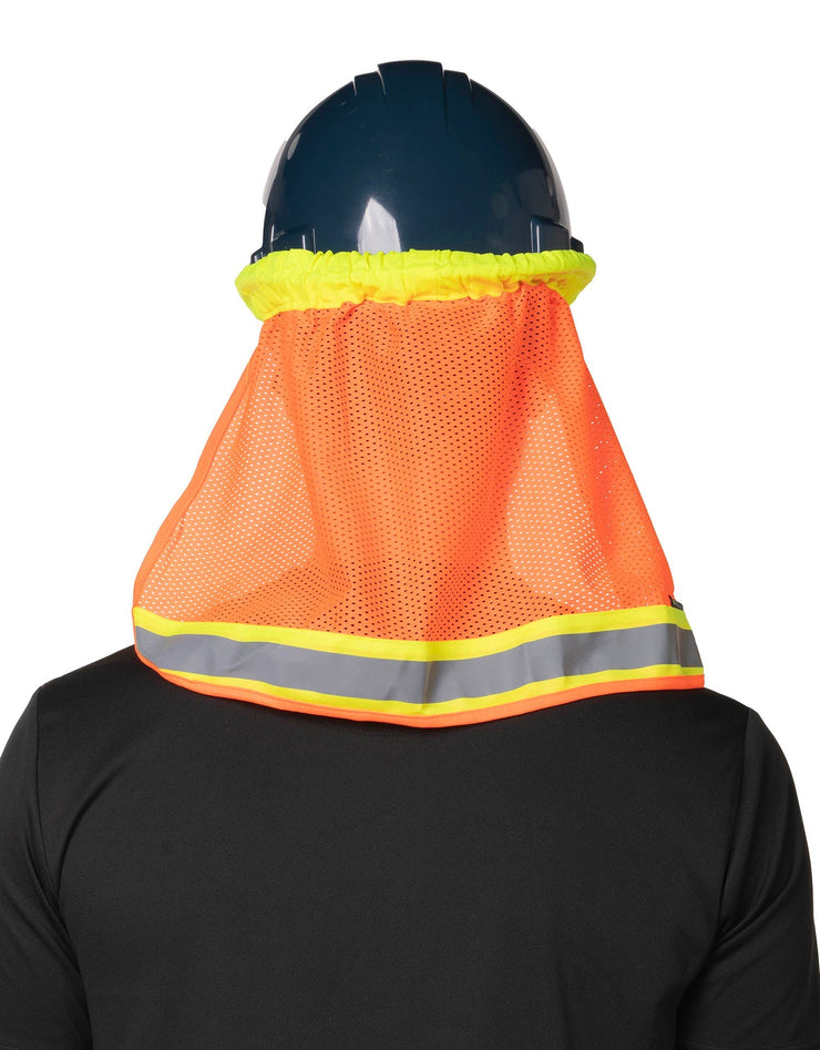 Forcefield Hi-Vis Reflective Mesh Hard Hat Sun Shade Neck Sheild
