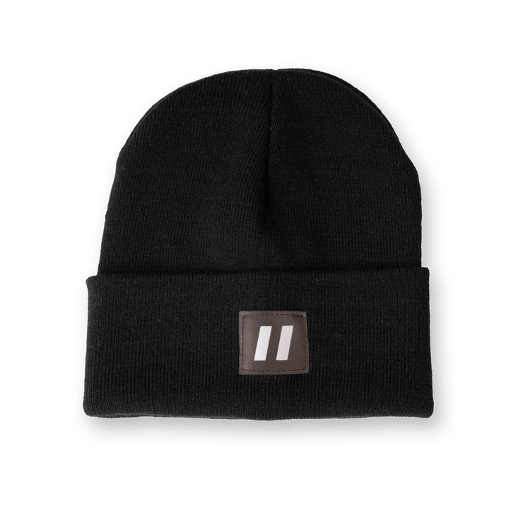 Forcefield Black Toque with Reflective Patch