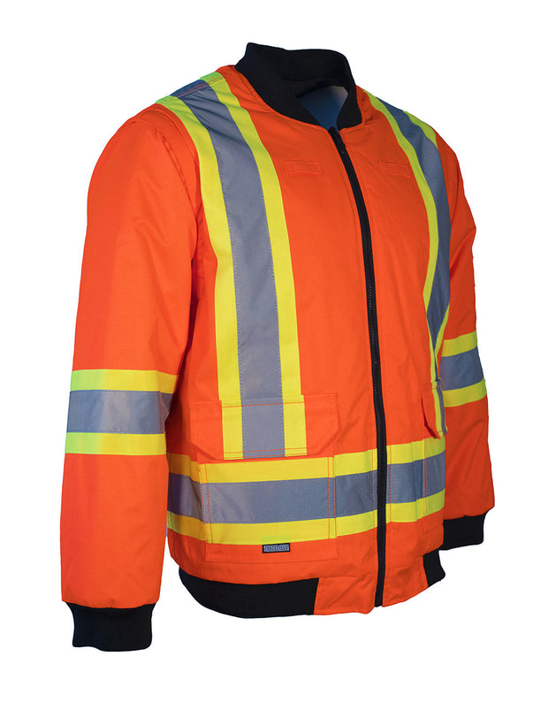 Forcefield All Orange 4-in-1 Hi Vis Safety Parka