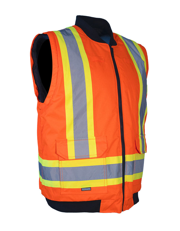 Forcefield All Orange 4-in-1 Hi Vis Safety Parka