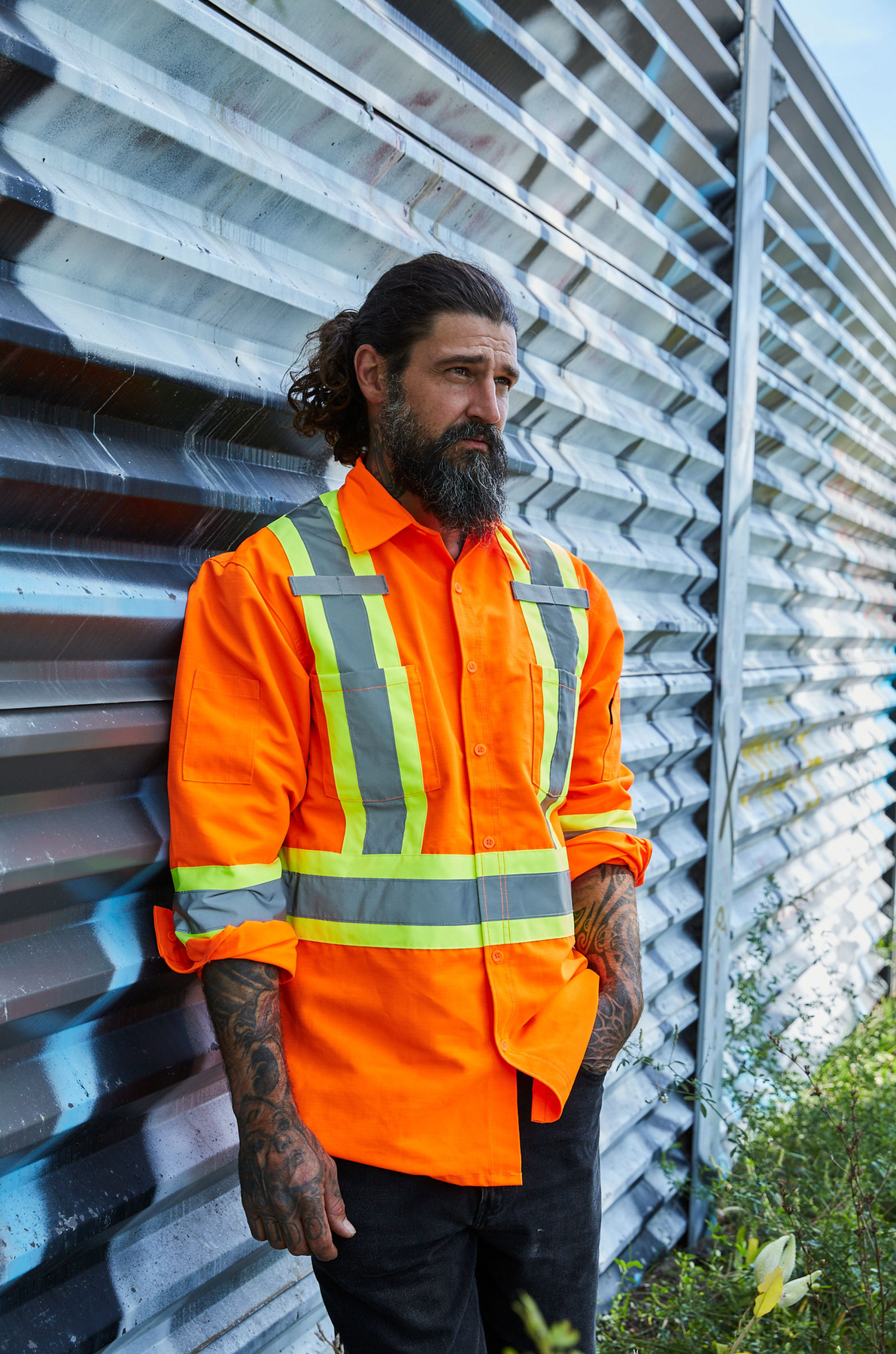 Forcefield Hi Vis Ripstop Safety Work Shirt – Forcefield Canada Forcefield Hi Vis Ripstop Safety Work Shirt – Forcefield Canada