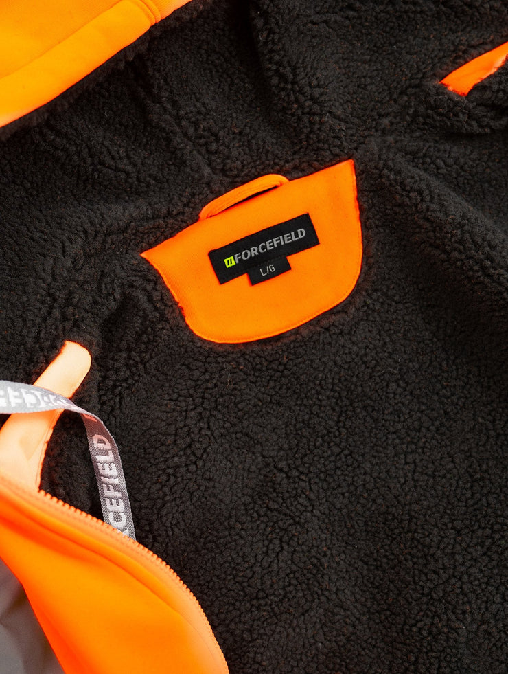 Veste de travail de sécurité en toile haute visibilité avec doublure Sherpa 