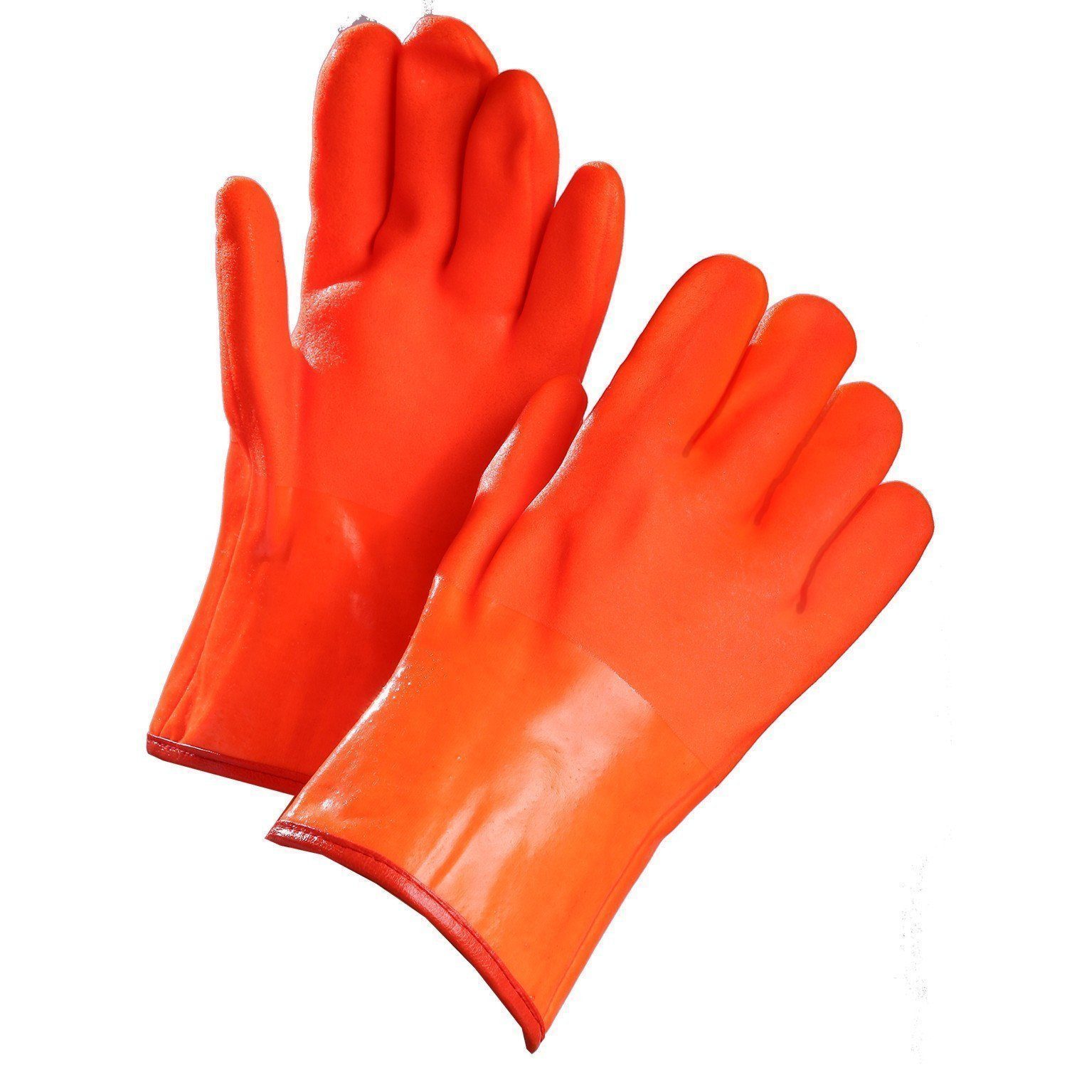 GRIFFIN HARTLAND×VALLICANS×RESISTANT Forcefield Chemical Resistant Gloves, Orange PVC Coated, 12