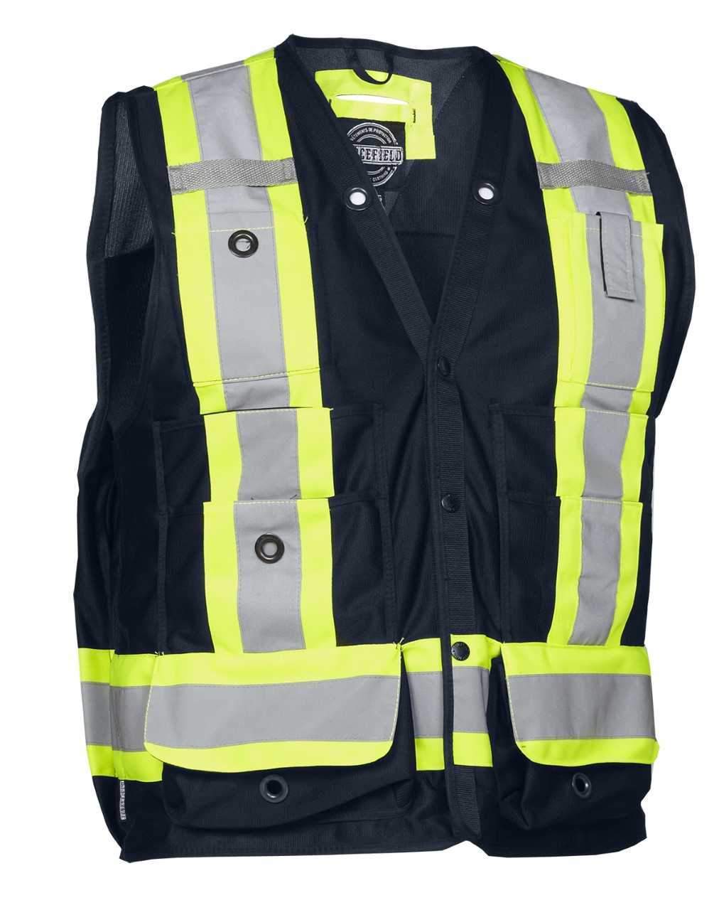 Forcefield Hi Vis Safety Surveyor's Vest – Forcefield Canada - Hi
