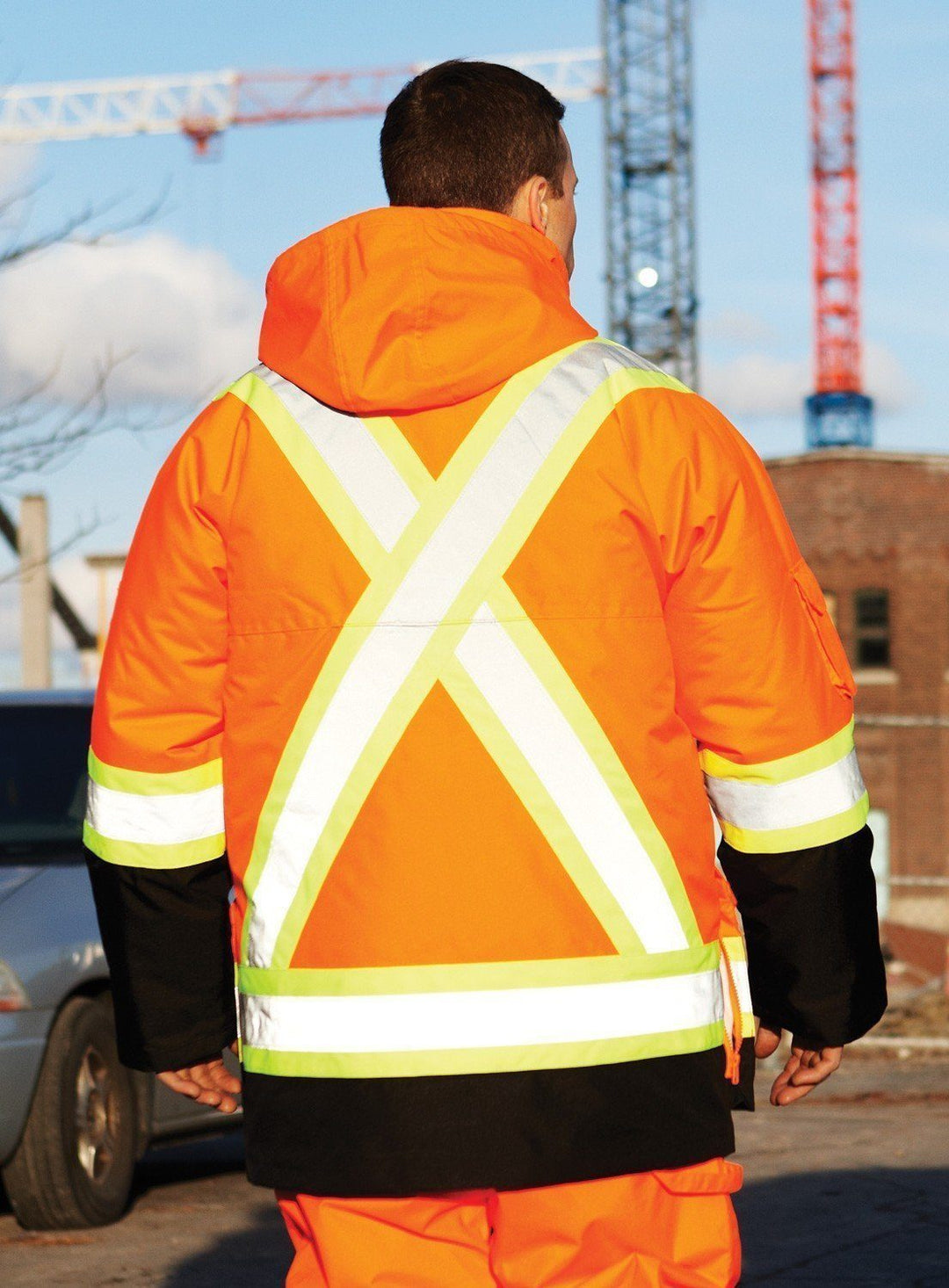 Forcefield Hi Vis Safety Winter Cargo Parka – Forcefield
