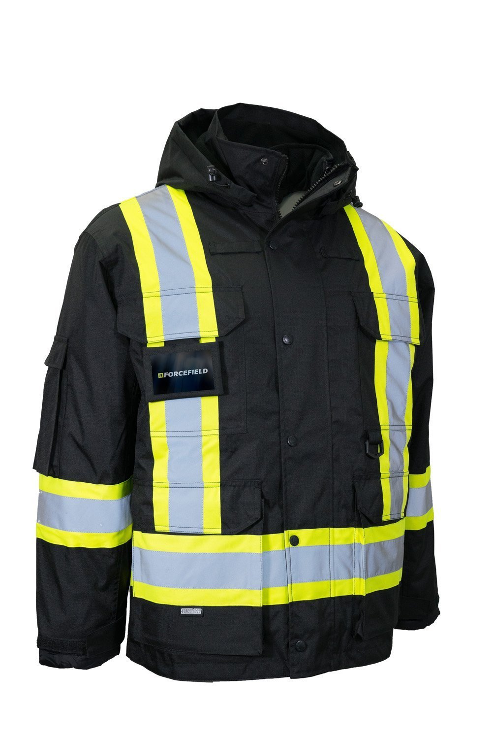 Forcefield Hi Vis Winter Safety Parka with Removable Down