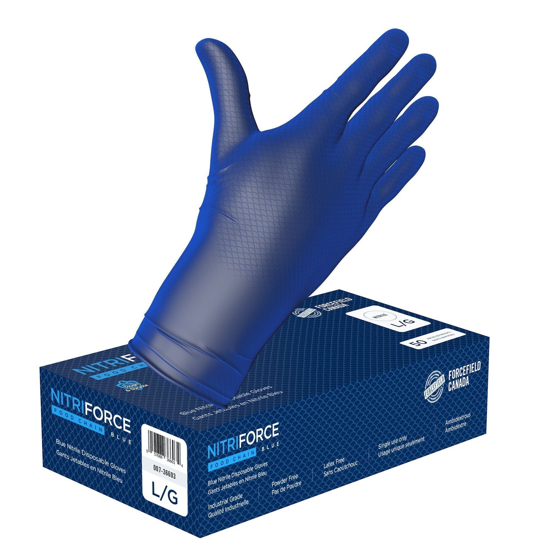 Forcefield NitriForce Foodchain Textured Nitrile Disposable