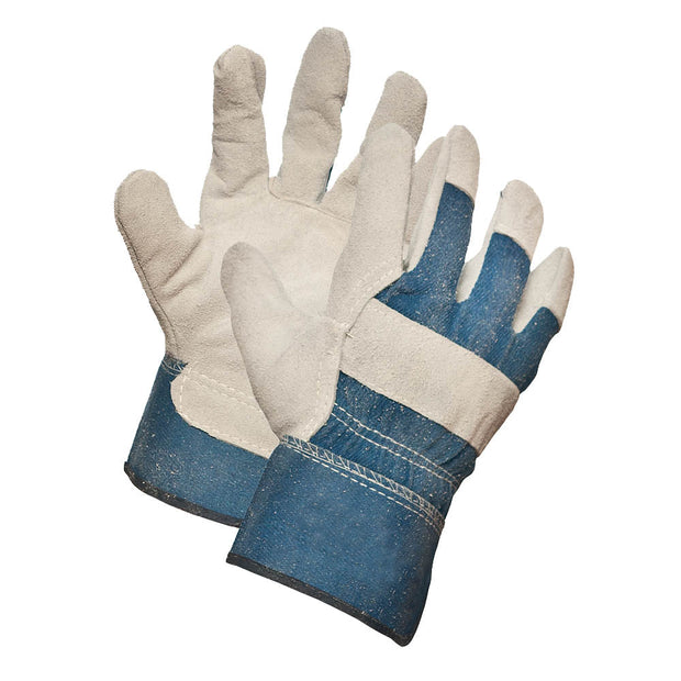 "Sureguard" Premium Split Blue Leather Work Gloves