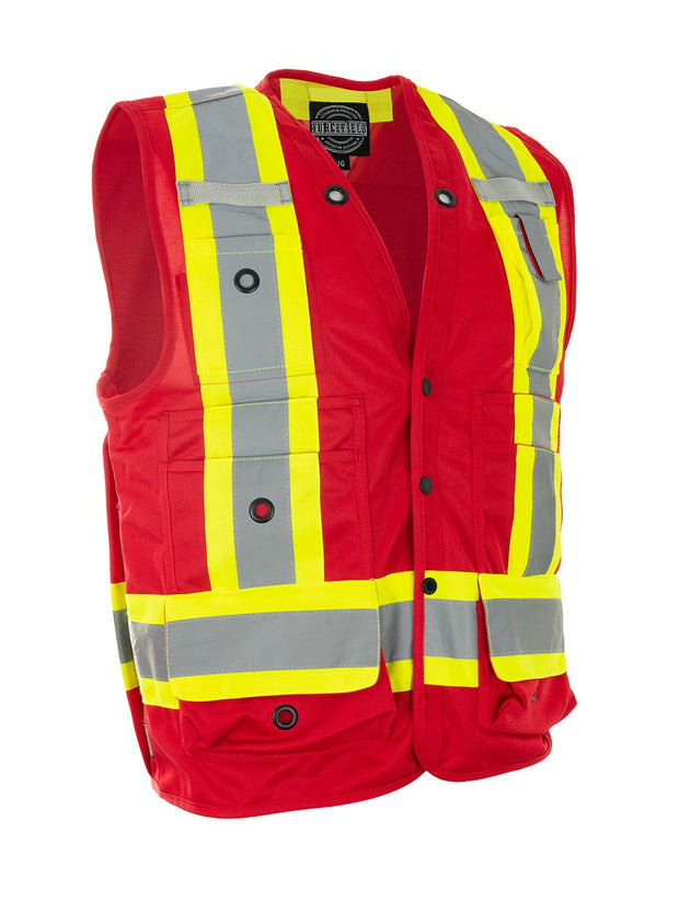 Hi Vis Safety Surveyor's Vest
