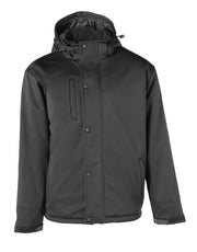 Black Softshell Winter Jacket