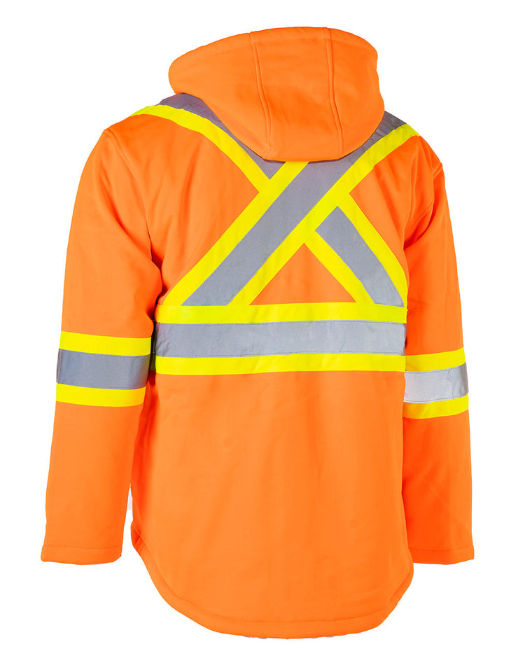 Hi Vis Sherpa Softshell Winter Safety Jacket