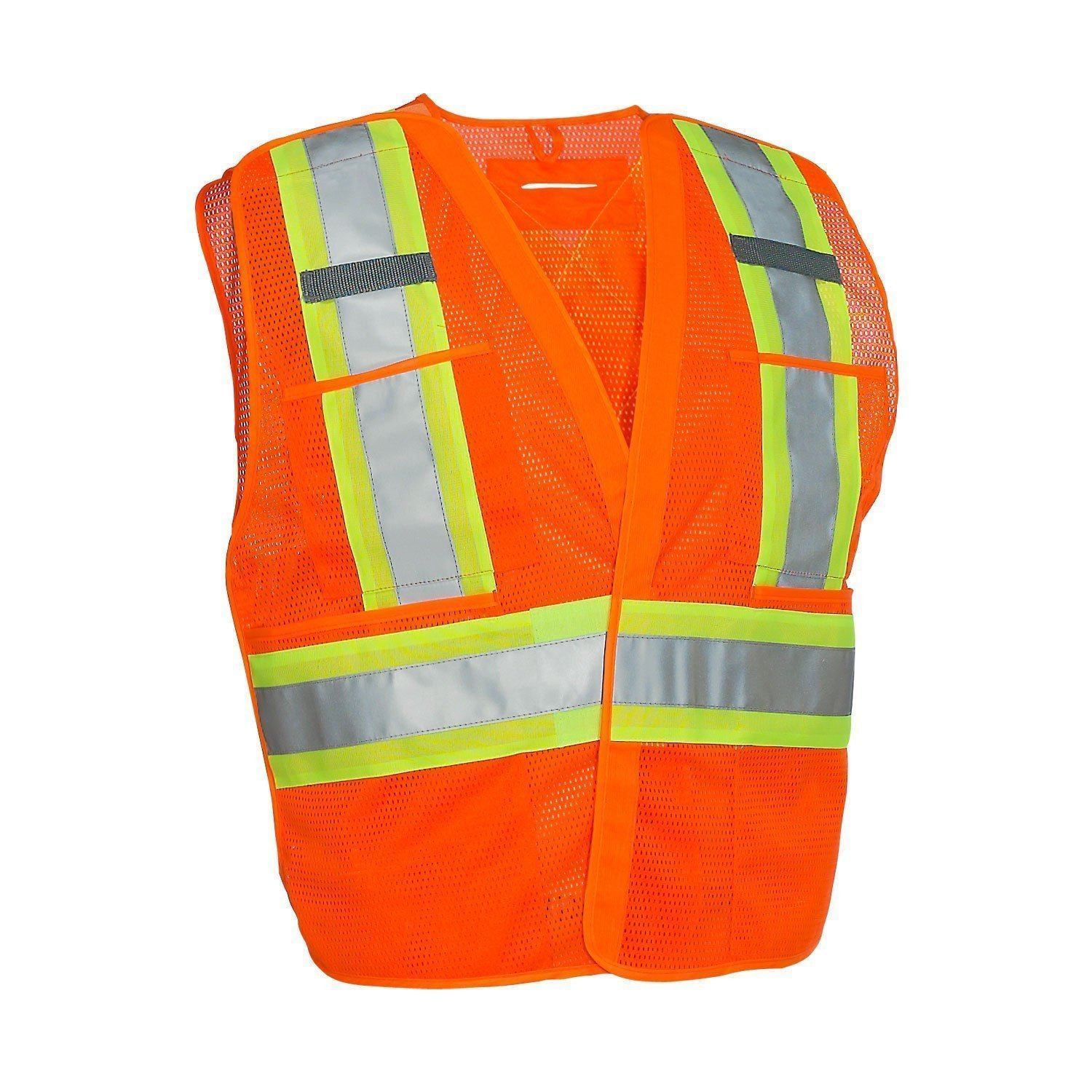 Milwaukee Arc-Rated/Flame-Resistant Large/X-Large Yellow Mesh Class 2  Breakaway High Visibility Safety Vest with 10-Pockets 48-73-5212 - The Home  Depot