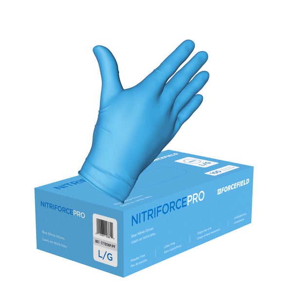 NitriForce Pro Nitrile Disposable Gloves (Case of 1000 Gloves)
