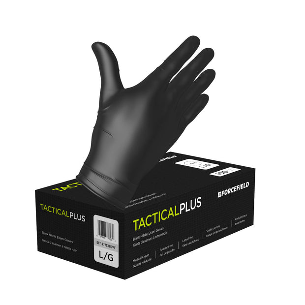 Tactical Plus Nitrile Disposable Examination Gloves (Case of 1000 Gloves)