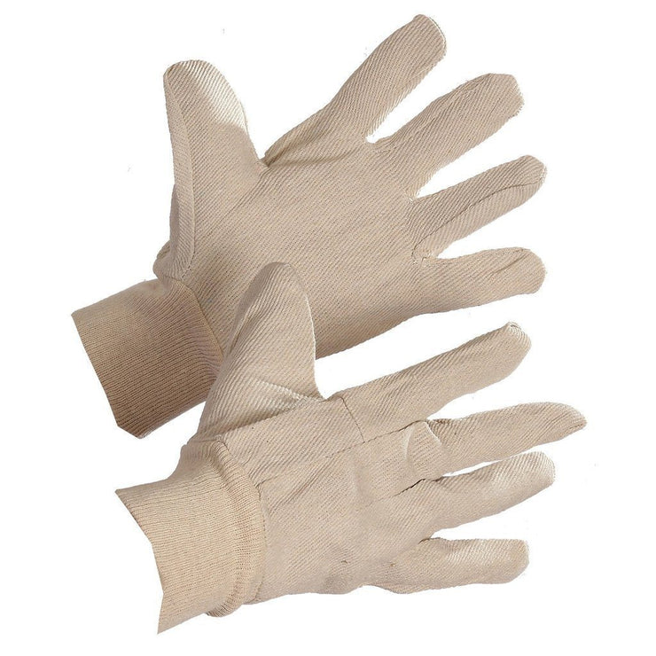 Cotton Canvas Work Gloves - Hi Vis Safety