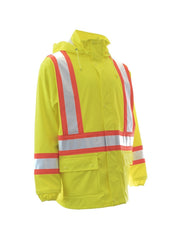 High Visibility Fire Resistant Rain Jacket - Hi Vis Safety