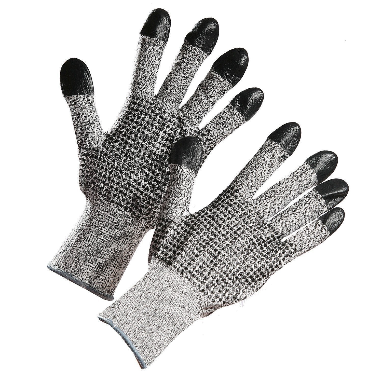 HPPE Cut Resistant Glove with Nitrile Dots on Palm & Nitrile